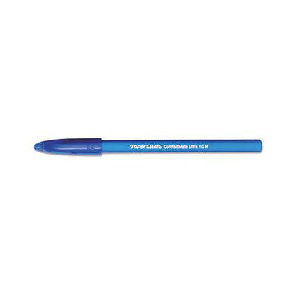 Paper Mate ComfortMate Ultra Stick Ballpoint Pen Medium Point 1mm Blue Ink (12 Count) 6110187