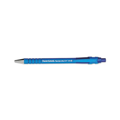 Paper Mate FlexGrip Ultra Retractable Ballpoint Pen Fine Point 0.8mm Blue Ink (12 Count) 9560131