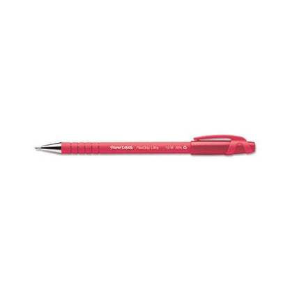 Paper Mate FlexGrip Ultra Stick Ballpoint Pen Medium Point 1mm Red Ink (12 Count) 9620131