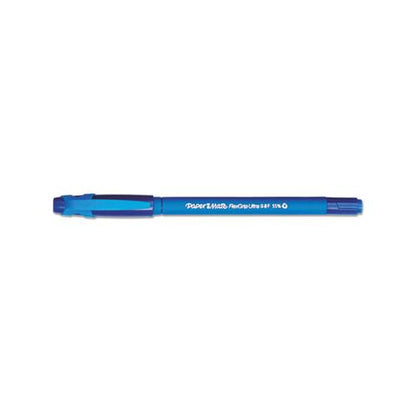 Paper Mate FlexGrip Ultra Stick Ballpoint Pen Fine Point 0.8mm Blue Ink (12 Count) 9660131