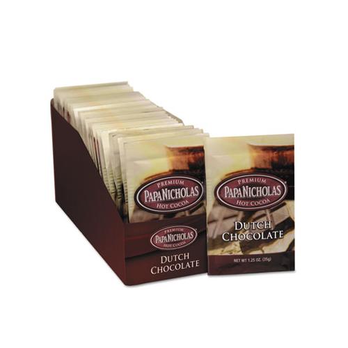PapaNicholas Coffee Premium Hot Cocoa Dutch Chocolate (24 Pack) 79224