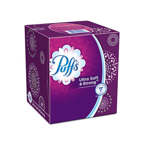 Puffs Ultra Soft Cube Box Facial Tissue 2 Ply 56 Sheets White (Single Box) 35038