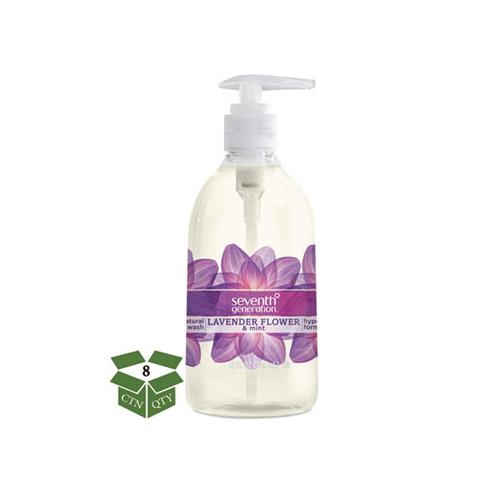 Seventh Generation Natural Hand Wash Lavender Flower & Mint 12 oz Pump Bottle (8 Pack) SEV22926