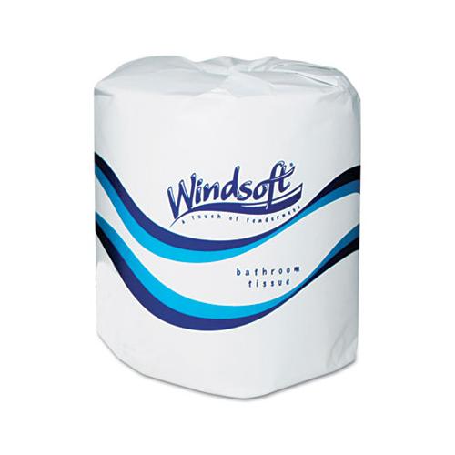 Windsoft Bath Toilet Tissue Paper 2 Ply 400 Sheets White (24 Pack) 413476