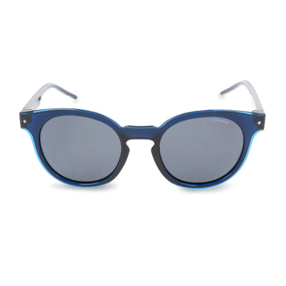 Polaroid Round Blue Grey Polarized Women's Sunglasses PLD 2036/S M3Q/C3