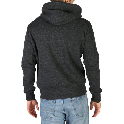 Superdry Full Zip Fleeced Hoodie Graphite Grey Men's Sweatshirt M2010227A-3TF