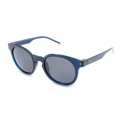 Polaroid Round Blue Grey Polarized Women's Sunglasses PLD 2036/S M3Q/C3