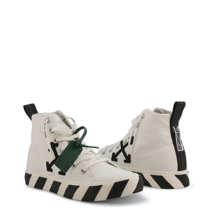 Off-White Mid Top Vulcanized White Shoes OMIA119C99FAB0010110