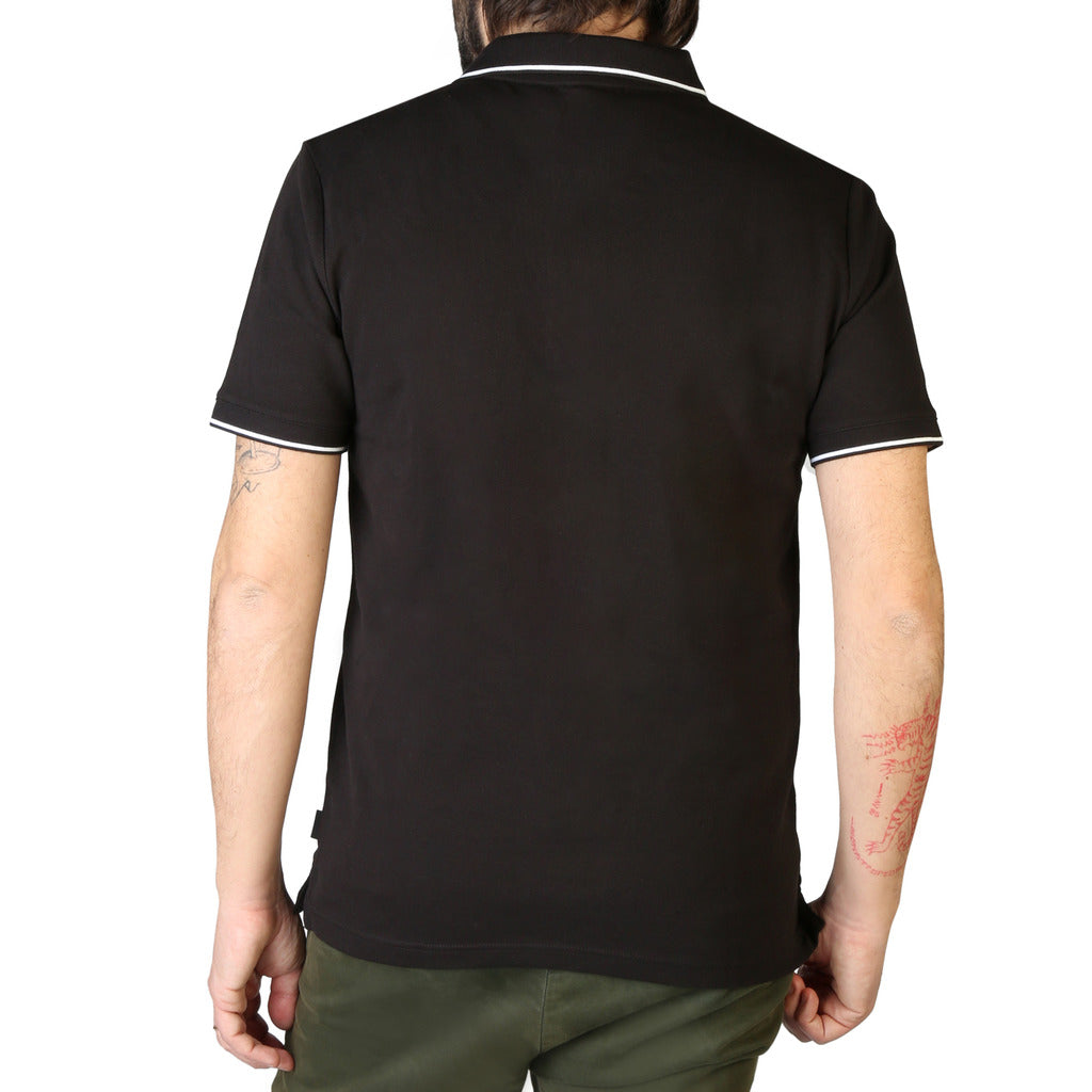 Calvin Klein Slim Stretch Cotton Black Men's Polo Shirt K10K108728BEH