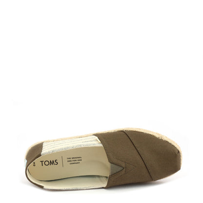 TOMS Alpargata Brown Espadrille Men's Shoes 10013528