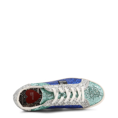 Love Moschino Glitter Electric Blue Women's Shoes JA15542G0EJJ270A