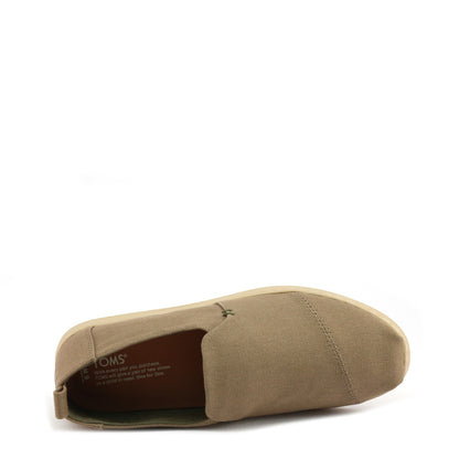 TOMS Deconstructed Alpargata Burnt Olive Men's Slip-On Shoes 10012512