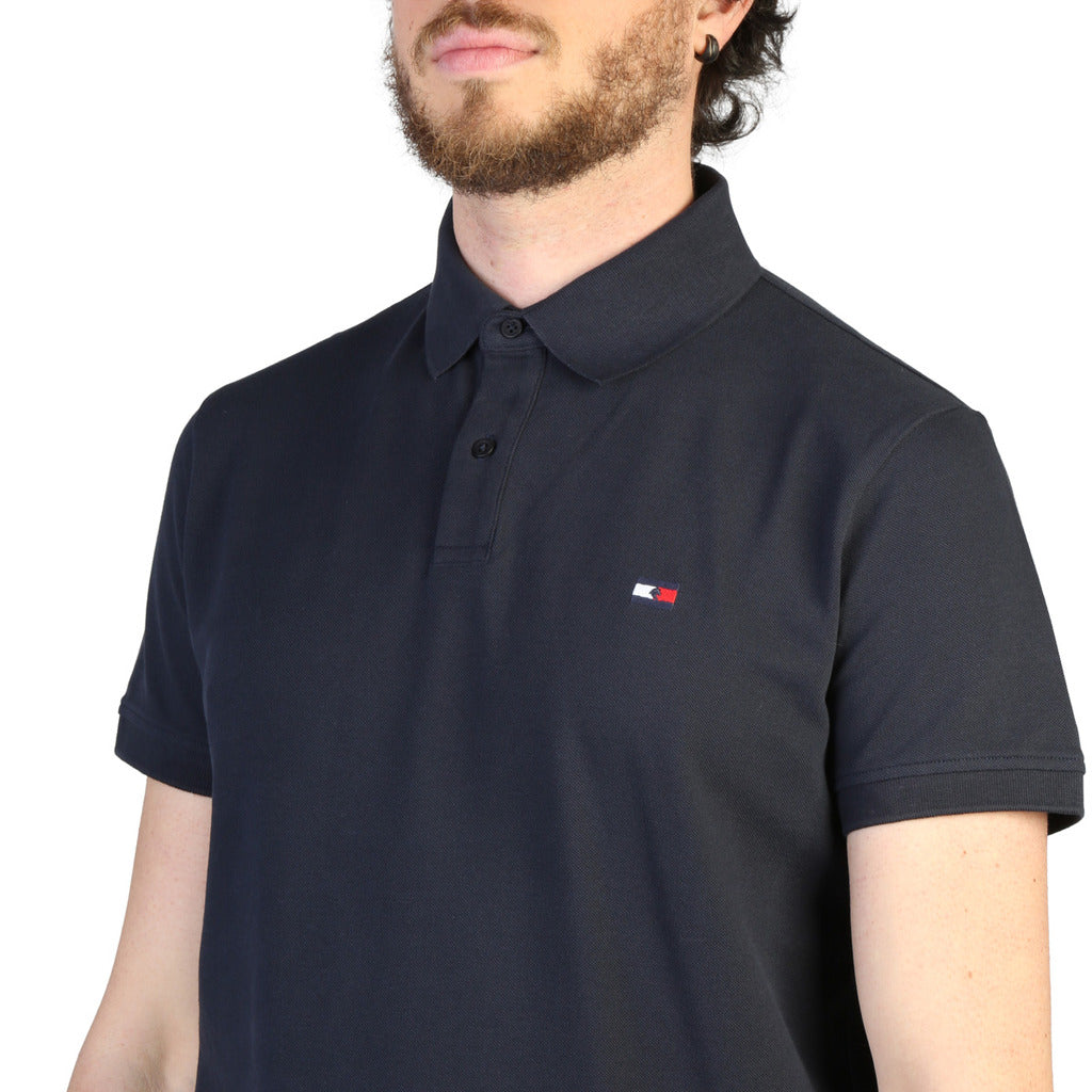Tommy Hilfiger Equestrian Embroidery Logo Desert Sky Men's Polo Shirt TH10084-004