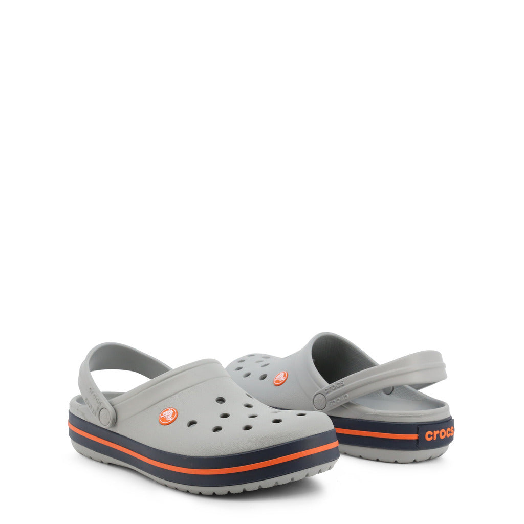 Crocs Crocband Light Grey/Navy Clog 11016-01U