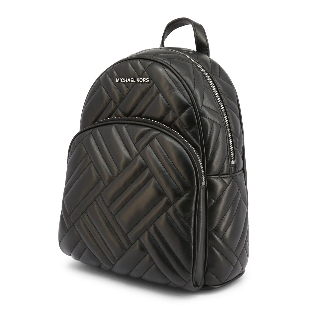 Michael Kors Abbey Black Leather Women's Backpack 35S9SAYB2T-BLACK