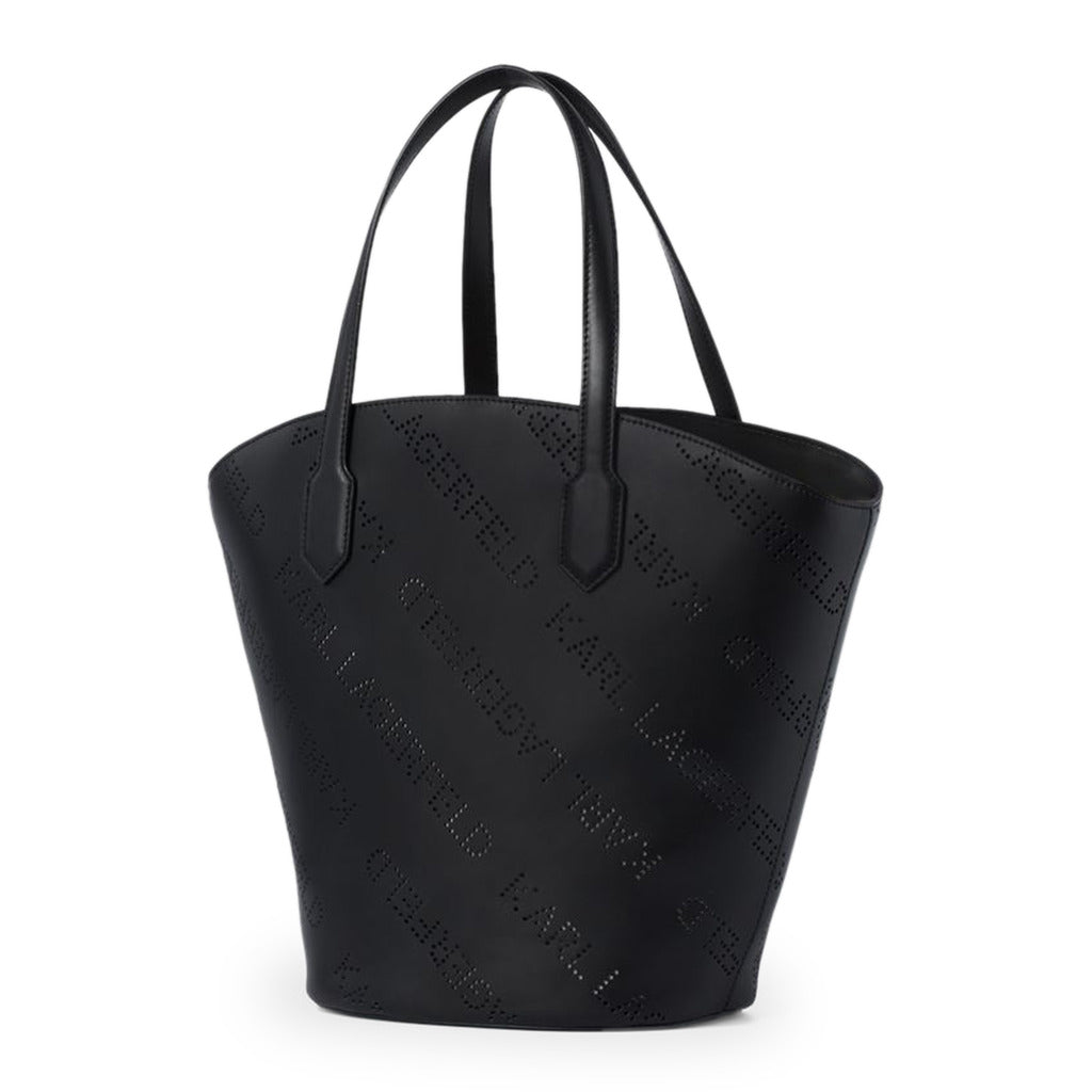 Burberry Medium Embossed Leather Tote in Black