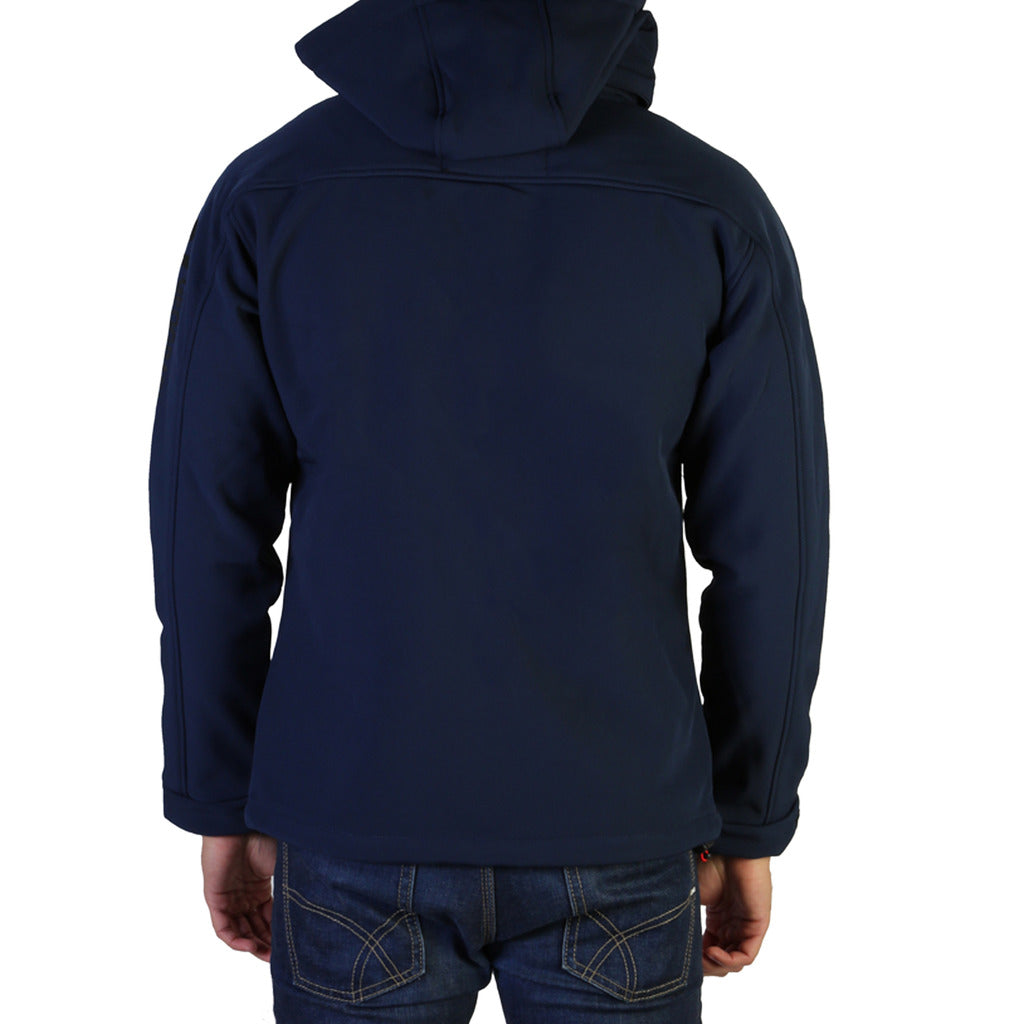 Geographical Norway Tinin Navy Blue Hooded Men's Jacket