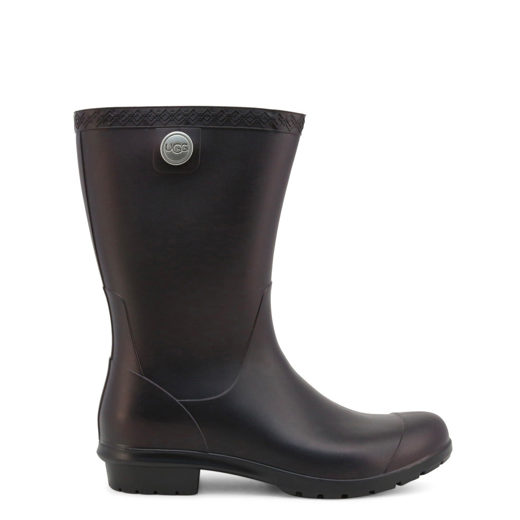 UGG Sienna Matte Waterproof Black Women's Rain Boots 1100510-BLK