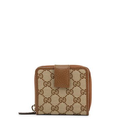 Gucci Compact Bi-Fold Brown Women's Wallet Purse 346056 KY9LG 8610