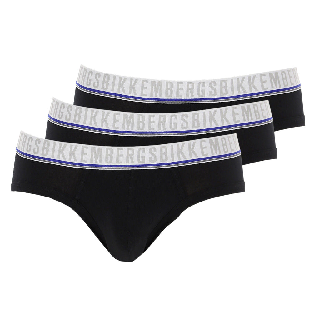 Bikkembergs 3-Pack Briefs Black Men's Underwear 100VBKT042852000