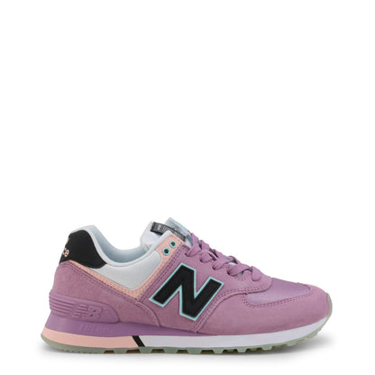 New Balance 574 Canyon Violet/Peach Soda/Black Women's Shoes WL574SAW