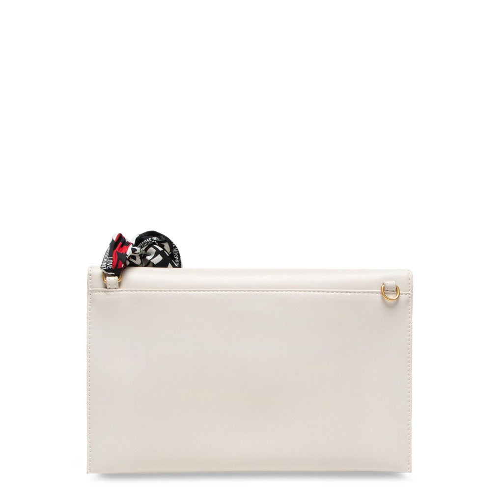 Love Moschino Soft & Charm With Foulard Ivory Women's Clutch Bag JC4049PP1ELO0110