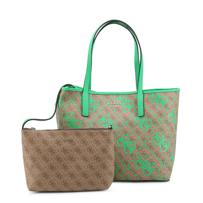 Guess Vikky Brown/Green Women's Shopping Bag HWSW69-95230