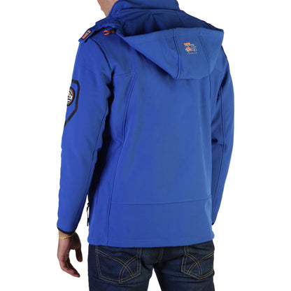 Geographical Norway Tyreek Royal Blue Hooded Men's Jacket