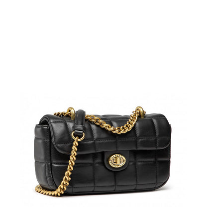 Versace Jeans Couture Quilted Chain Black Women's Crossbody Bag 71VA4BB1-ZS061-899
