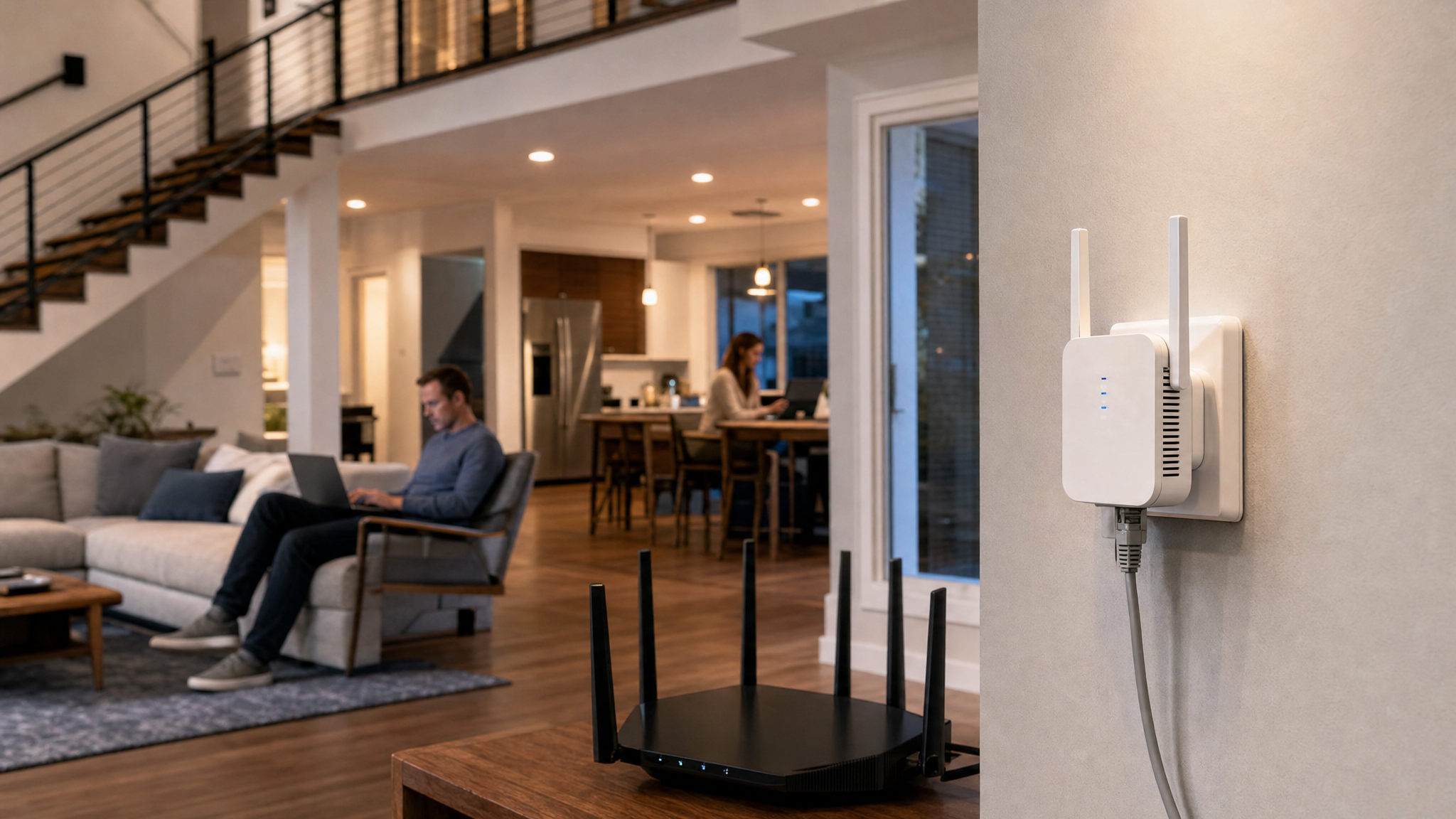 Editorial cover for Wi-Fi Extender or Mesh System: Which Fixes Dead Zones?
