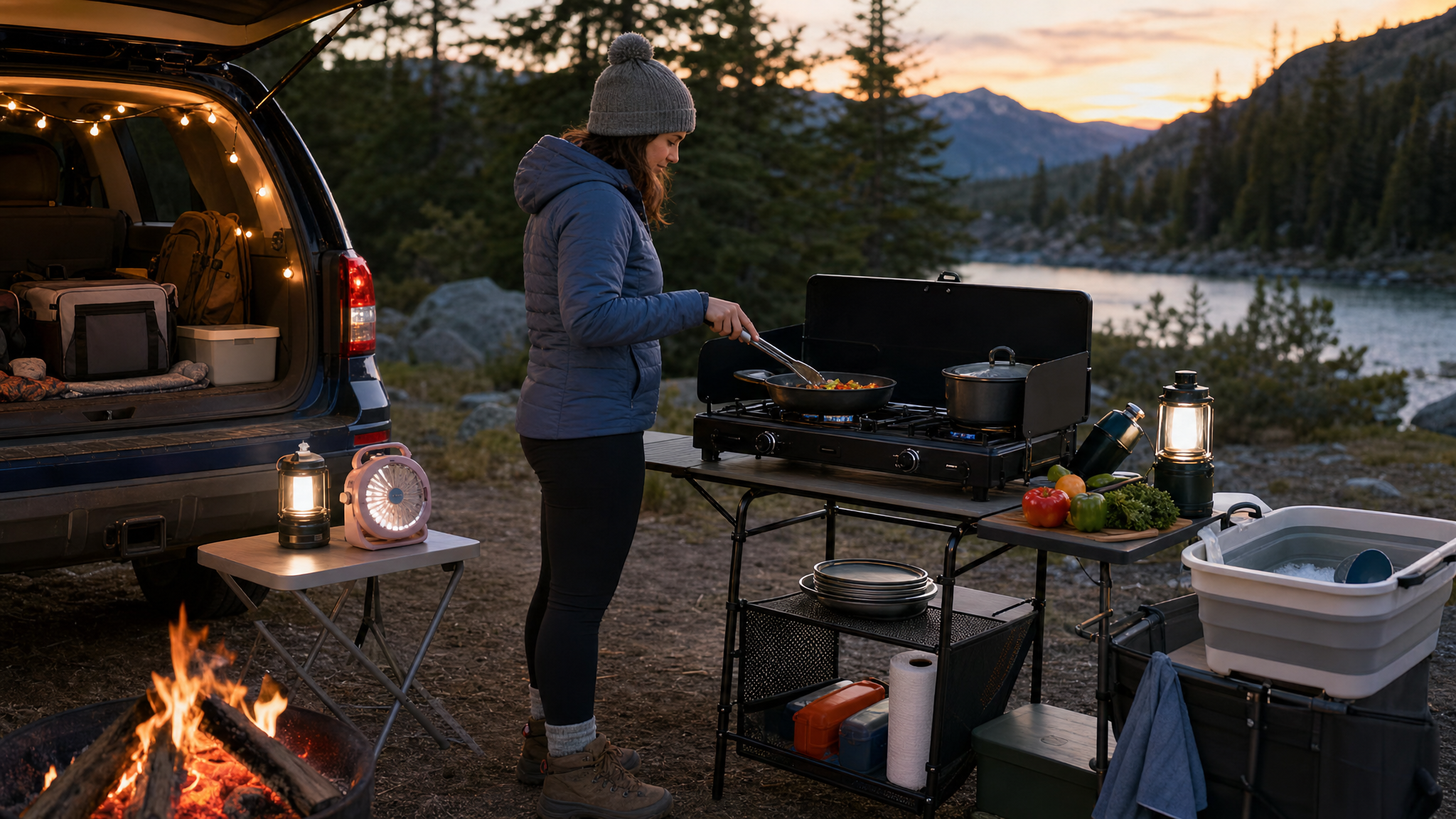 Editorial cover for 20 Car-Camping Kitchen Picks for Easier Fall Meals