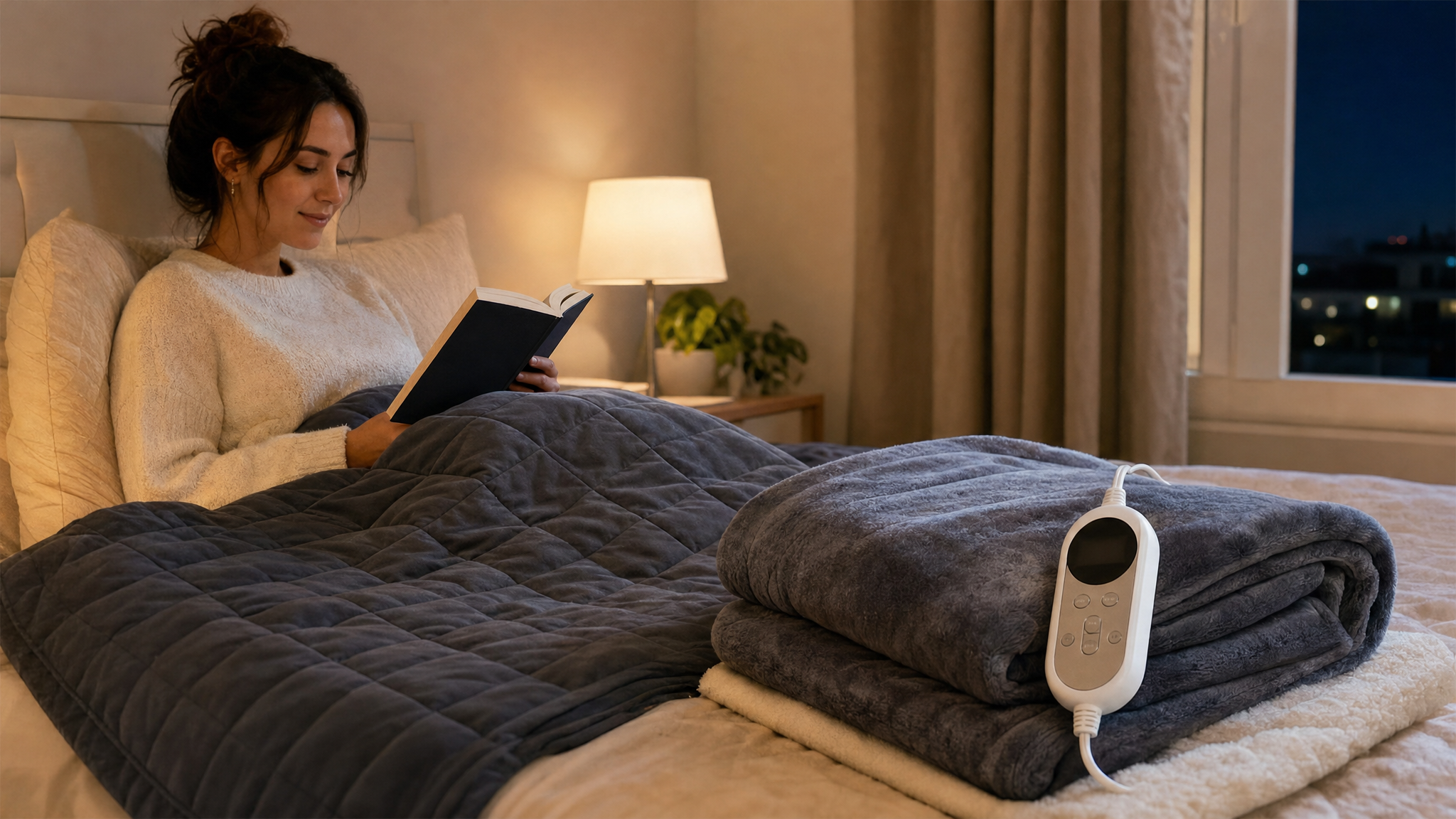 Editorial cover for Weighted vs. Heated Blankets: Which Fits Cooler Nights?