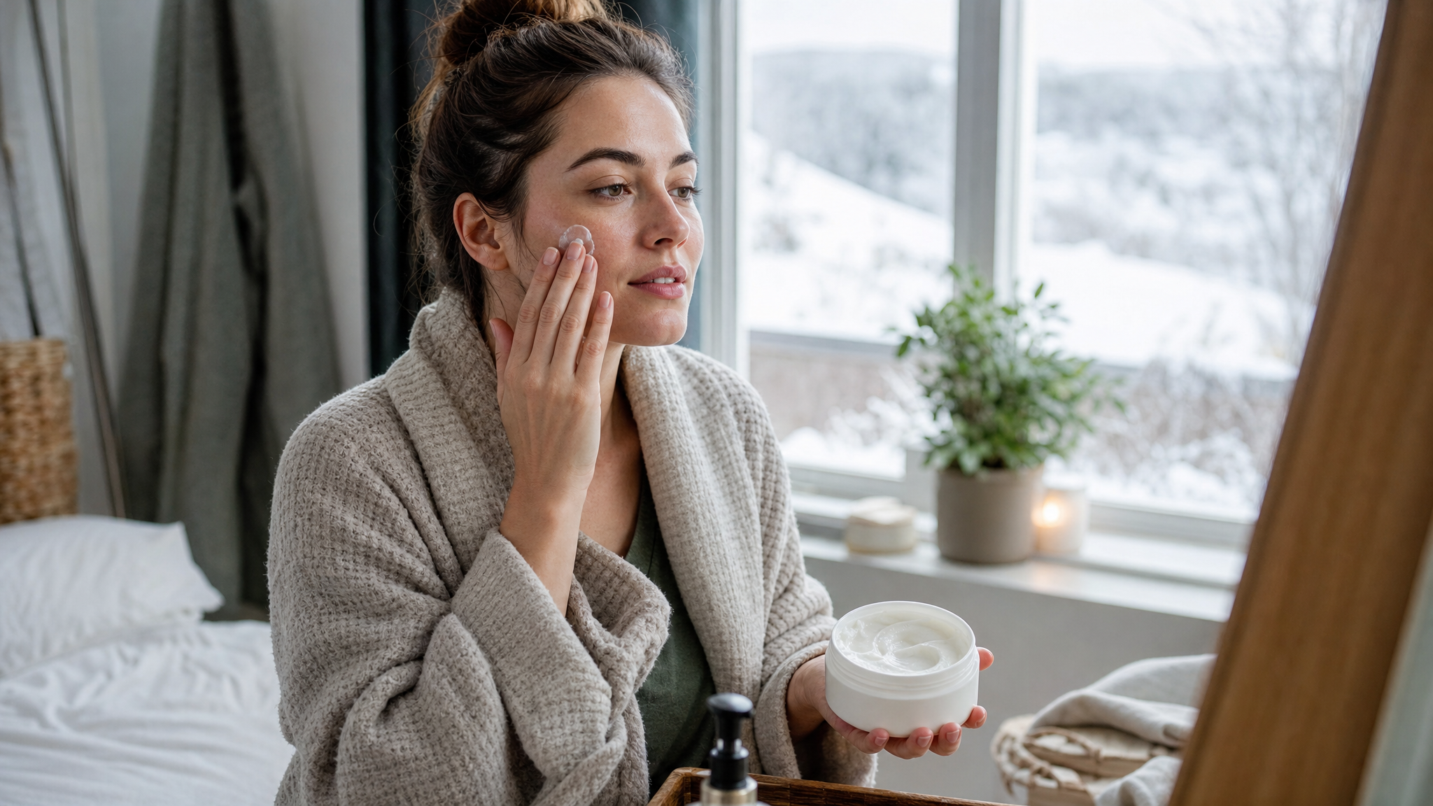 Editorial cover for 20 Cold-Weather Skin-Care Picks for a Simpler Routine