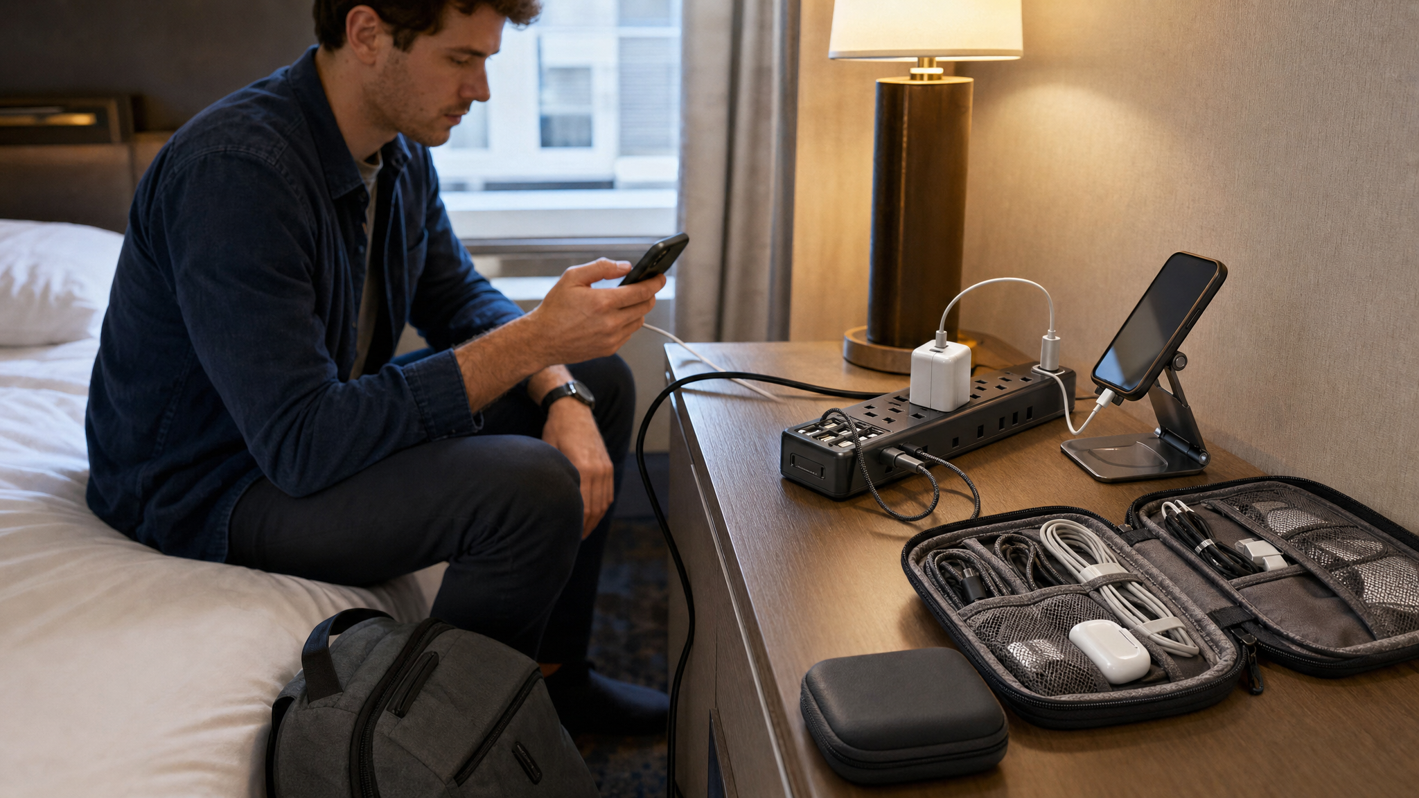 Editorial cover for 20 Travel Charging Essentials for a Better Tech Setup