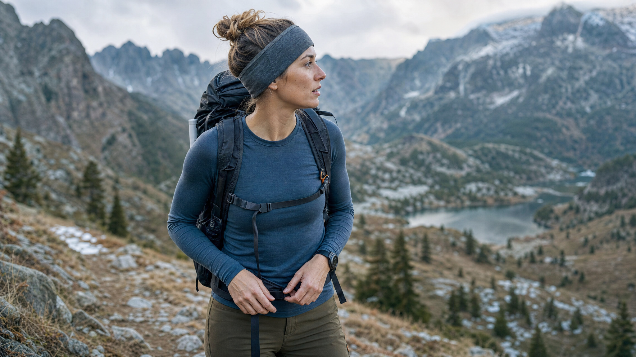 Editorial cover for Merino vs. Synthetic Base Layers for Late-Fall Hiking
