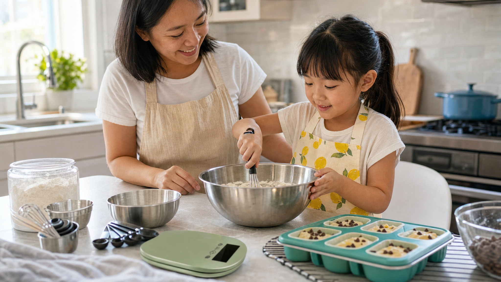 Editorial cover for 40 Hands-On Baking Gifts for Kids by Kitchen Task