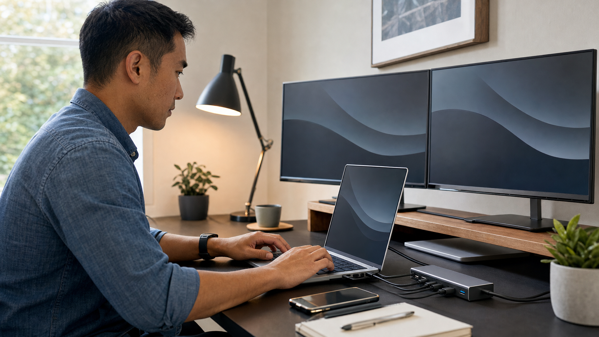 Editorial cover for USB-C Dock vs. Hub: Which Laptop Setup Fits You?