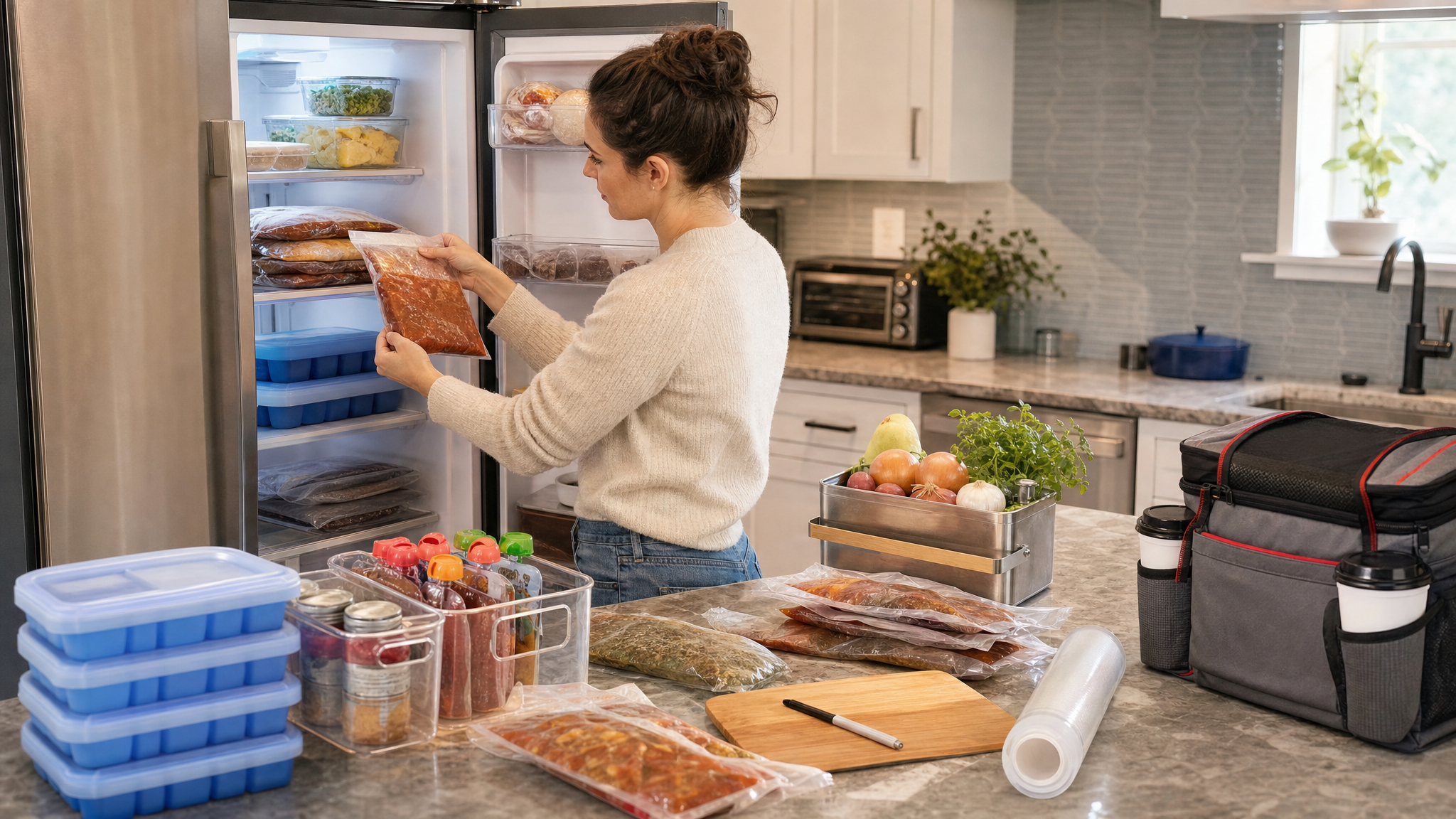 Editorial cover for 40 Kitchen Reset Essentials for Freezer-Ready Cooking