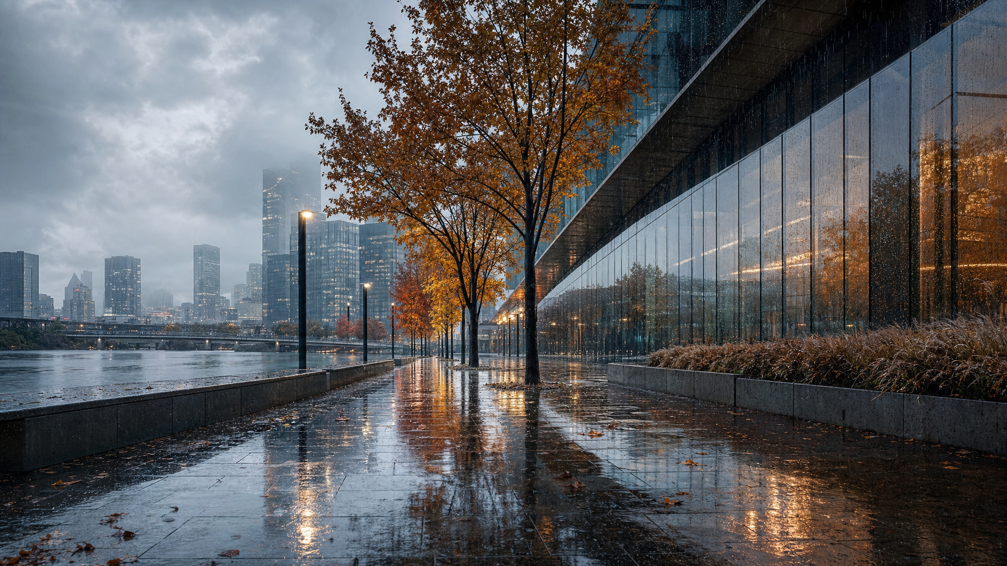 Rainy fall city commute editorial cover for Rainy-Fall Commute Shoe Alternatives: What to Wear Instead of Canvas Sneakers