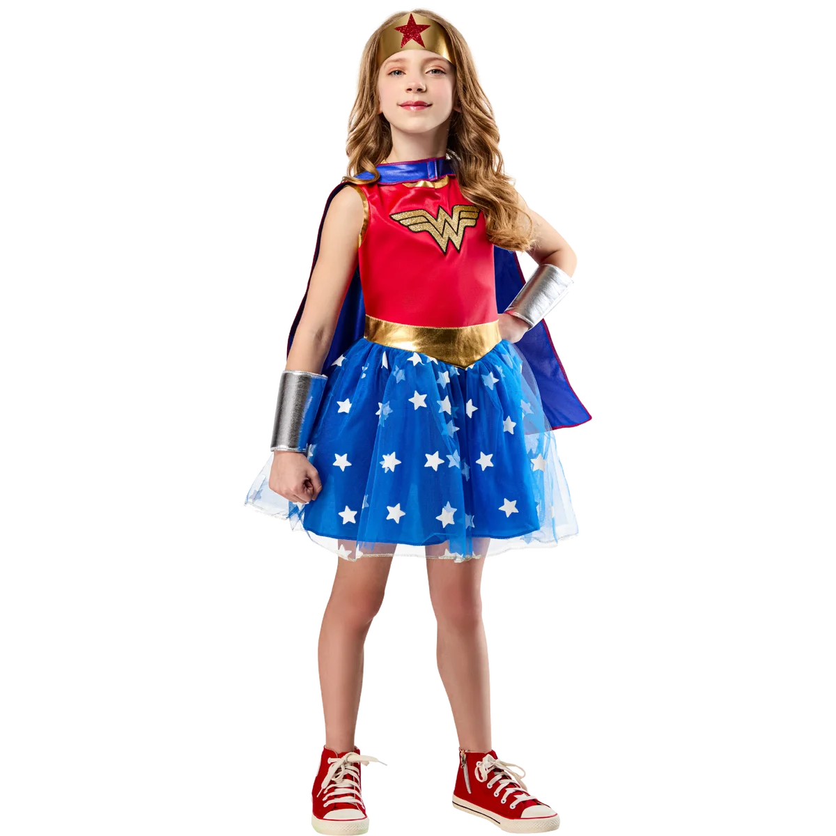 DC Wonder Women Halloween Costume for Children, Girls' Size S (6/6x), by Rubies