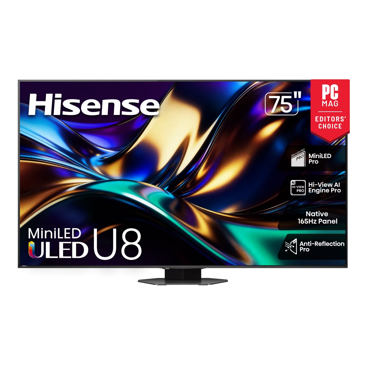 Hisense 75 inch Class U8 Series Mini-LED ULED 4K UHD Google Smart TV (75U8QG, 2025 Model)