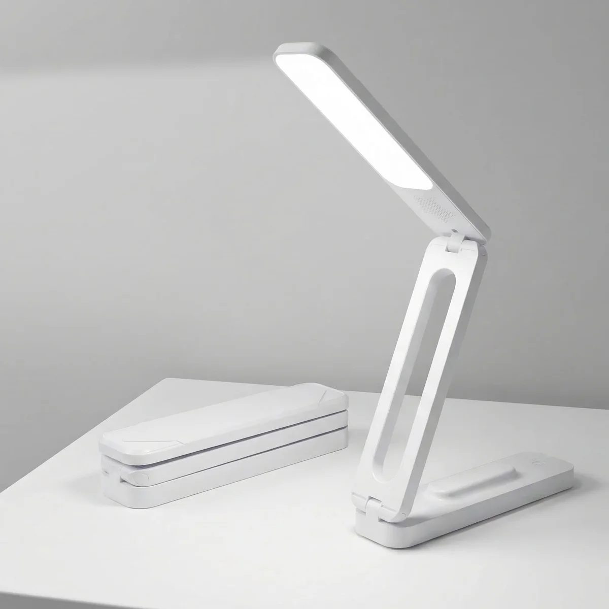 DAYBETTER LED Desk Lamp, Eye Protection Stepless Dimming Light with Touch Control, 3 Color Modes, 1200mAh Rechargeable for Bedside, Reading or Travel