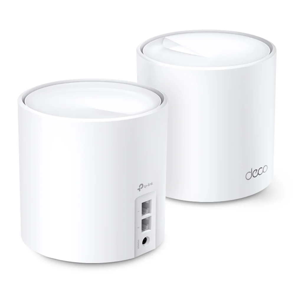 TP-Link AX1500 W-Fi 6 Dual-Band AI-Driven Home Mesh Router System, Replaces Individual Routers and Extenders, Connects over 120 Devices, Indoor coverage up to 3,900 Sq. ft., - Deco W3000 (2-Pack)