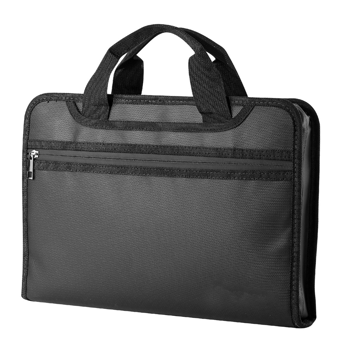 KFFKFF Fireproof Document Bag, 1832 Heat-Resistant and Waterproof Storage Organizer, Portable Multi-Layer File Holder for Home, Office, Travel, Passports, and Important Documents