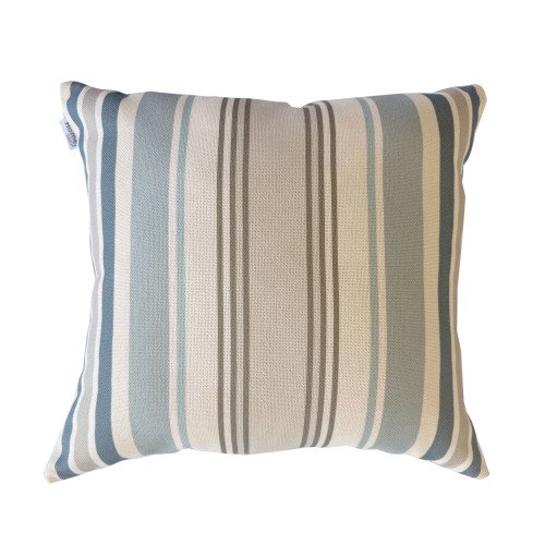 DURAMOXLQ 18"x18" Outdoor Throw Pillows Set of 2, Weather & Fade Resistant Striped Decorative Pillows for Patio Furniture