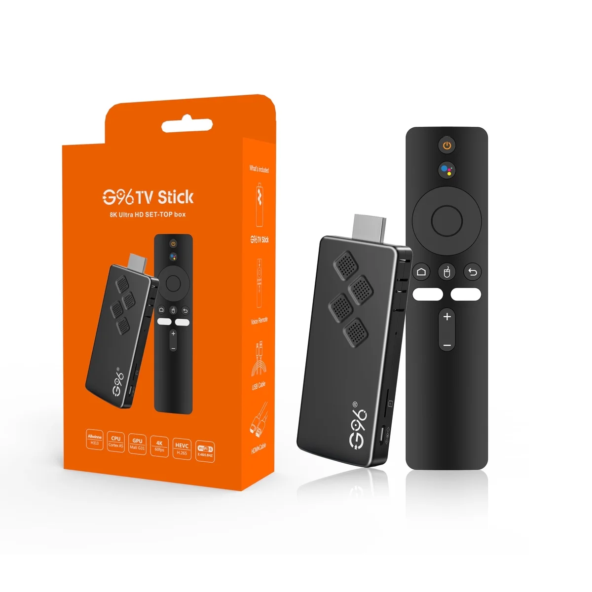 VIPQV Streaming Stick 4K, Media Player HDR/Dolby Vision with Voice Remote with TV Controls and Long-Range Wi-Fi