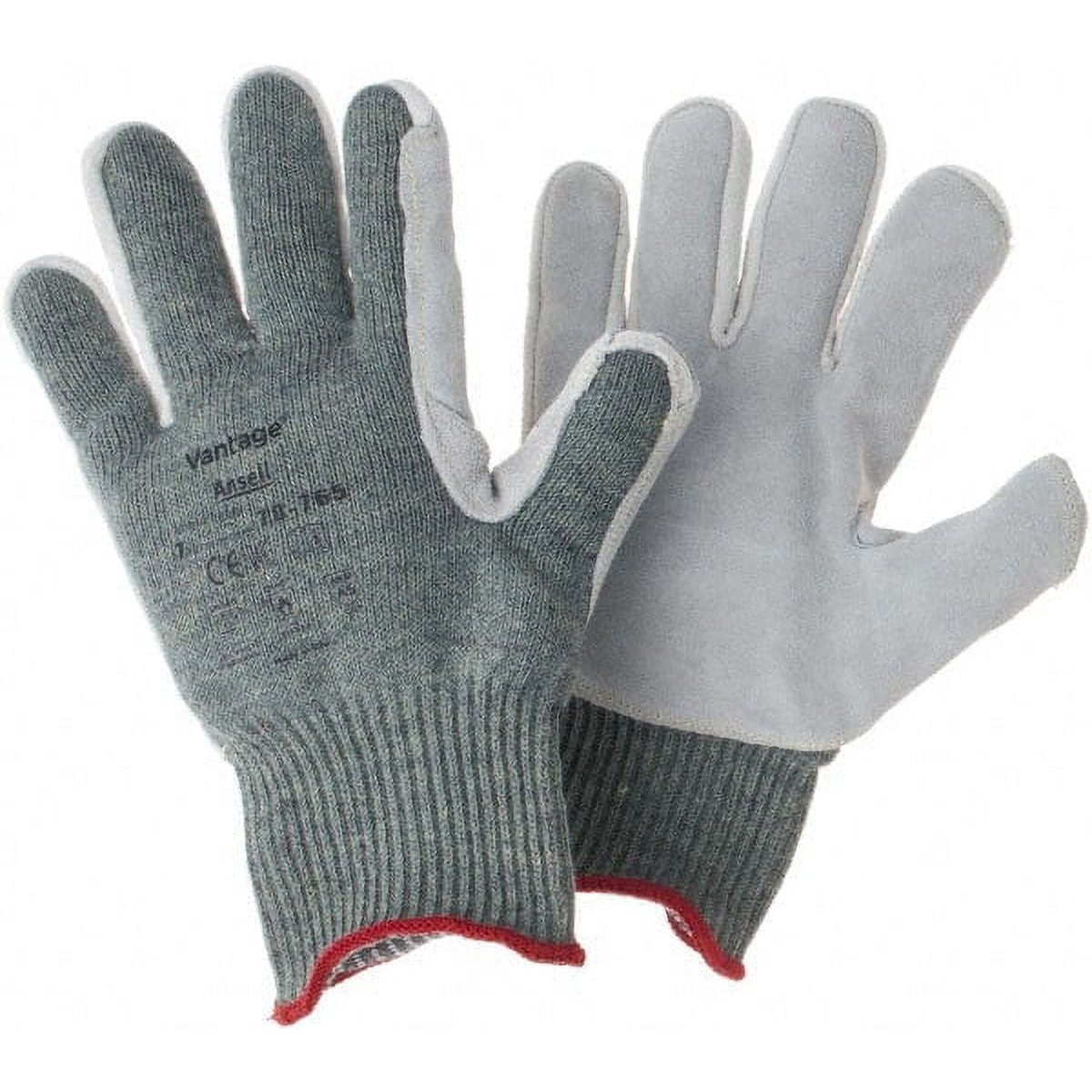 Ansell Size S, ANSI Cut Lvl A5, Abrasion Lvl 5, Cut Resistant Gloves Gray