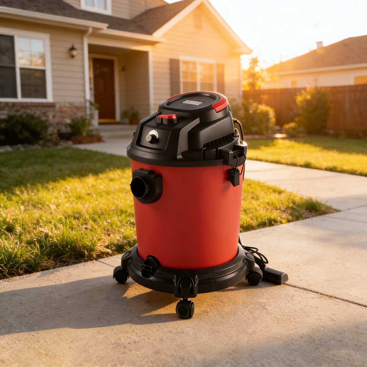 5 Gallon Wet Dry Shop Vacuum, 4.3 Peak HP 3-in-1 Vacuum Cleaner with Blower Function, Stepless Speed 32mm Hose Wet Dry Vac for Home Floor Upholstery Gap Car Garage