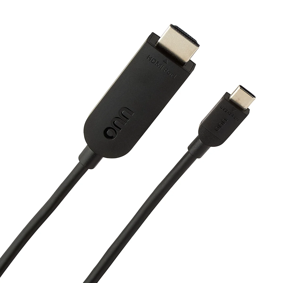 onn. USB-C to HDMI Cable (6 Feet / 1.8m), 4K Video & Audio Output for Laptop, Tablet, Phone to TV, Monitor, Projector