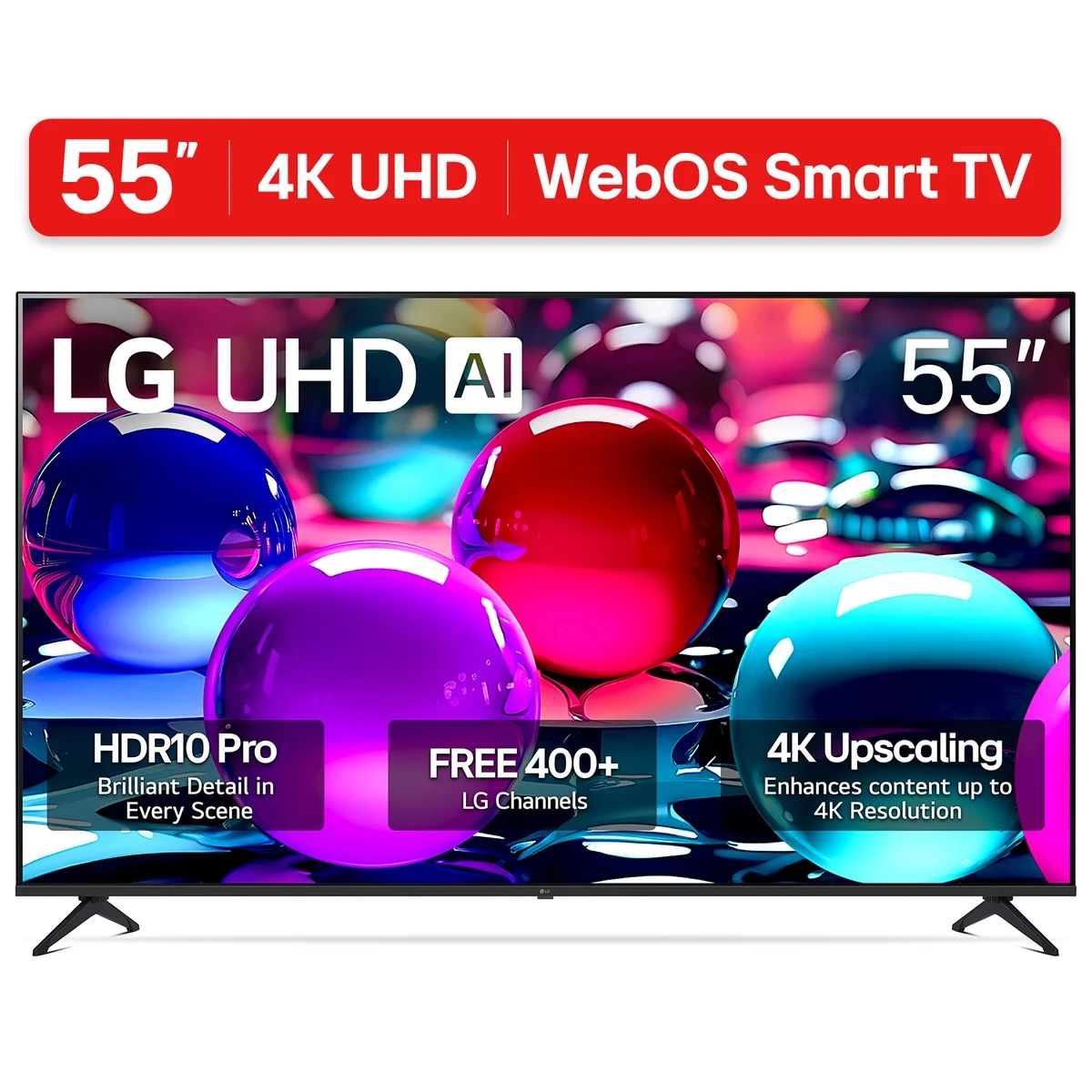 LG UA7500 Series 55 Inch 4K UHD LED AI Smart TV 55UA7500